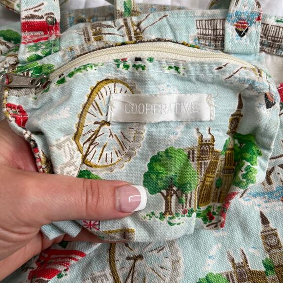 Cooperative United Kingdom Graphic Canvas Tote Bag - Picture 2 of 5